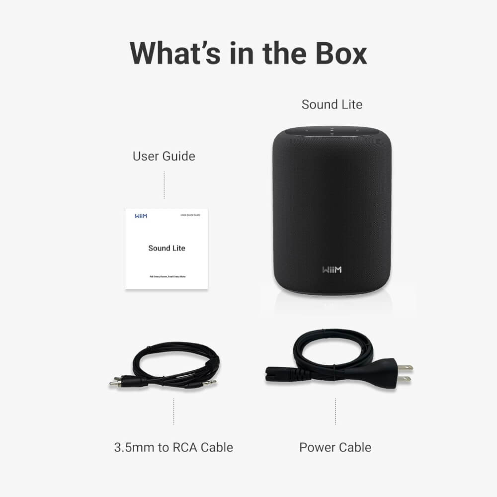 ลำโพงบลูทูธไร้สาย WIIM : SOUND LITE (BLACK)